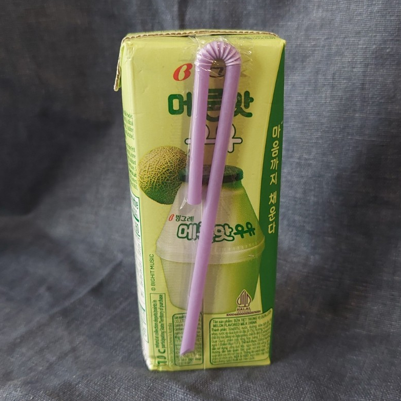 韓國 Binggrae 保久乳 調味乳 200ml 哈蜜瓜