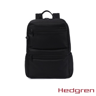 Hedgren INNER CITY系列 RFID防盜 15.4吋 雙格層 後背包 黑色