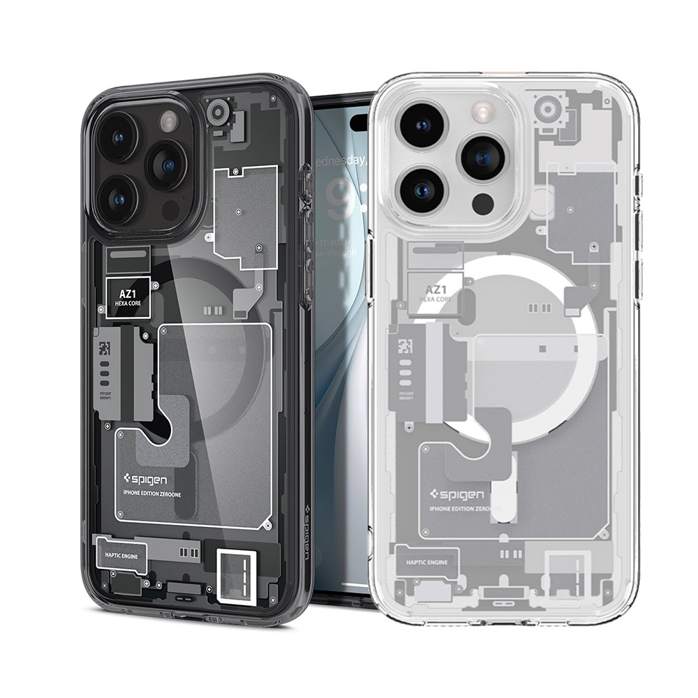 Spigen iPhone 15 Pro/ Pro Max_Ultra Hybrid MagFit 透視結構磁吸防摔殼