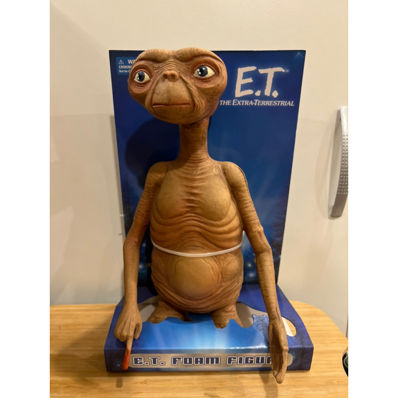 正版NECA foam Extra Terrestrial E.T. 外星人 絕版玩具 公仔 全新