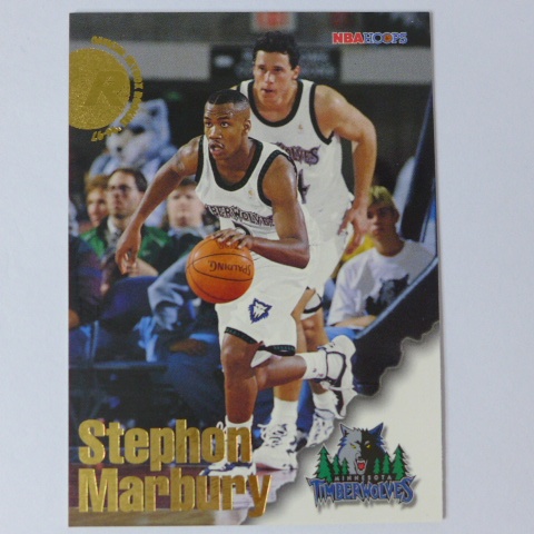 ~Stephon Marbury/馬布瑞~NBA球星/馬大帥.1997年HOOPS RC.新人卡