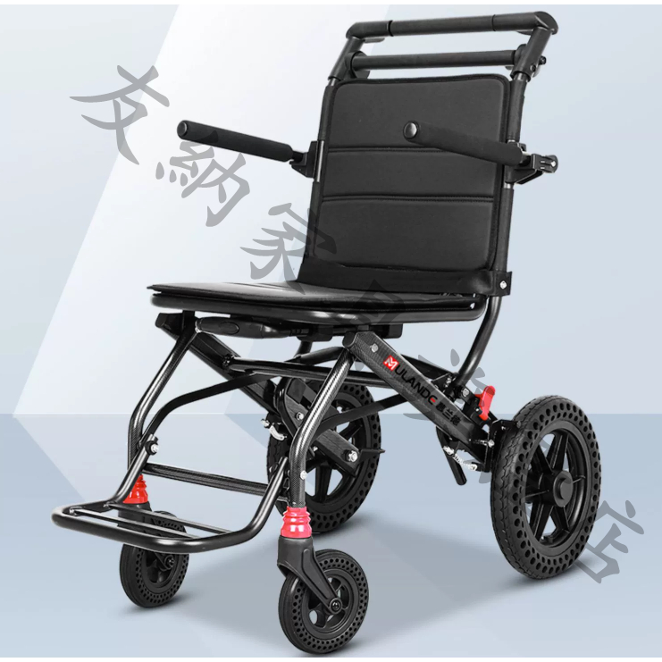 友納家具旗艦店：手動輪椅車折疊/*輕便簡易專用老人輪椅///超輕代步外出手推便攜