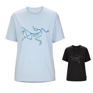 【Arcteryx 始祖鳥】女 Arc'Logo 短袖休閒Tee 兩色 棉T 短袖上衣 X000006706-30443