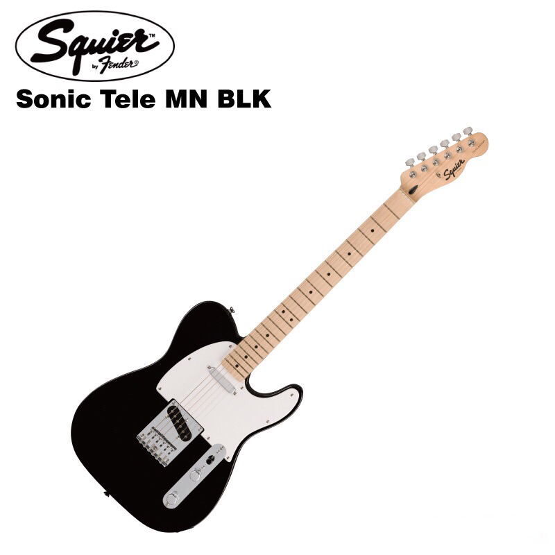 Squier Sonic Tele MN BLK 電吉他 黑色、夕陽色Bullet 升級款