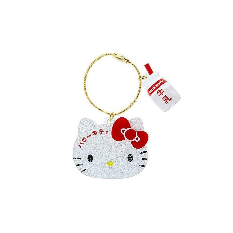 【震撼精品百貨】Hello Kitty 凱蒂貓~日本三麗鷗sanrio KITTY壓克力造型鑰匙圈-片假名*82940