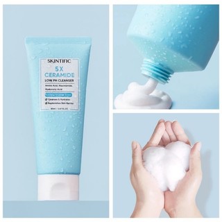 SKINTIFIC 5X CERAMIDE Low PH Cleanser 80ml