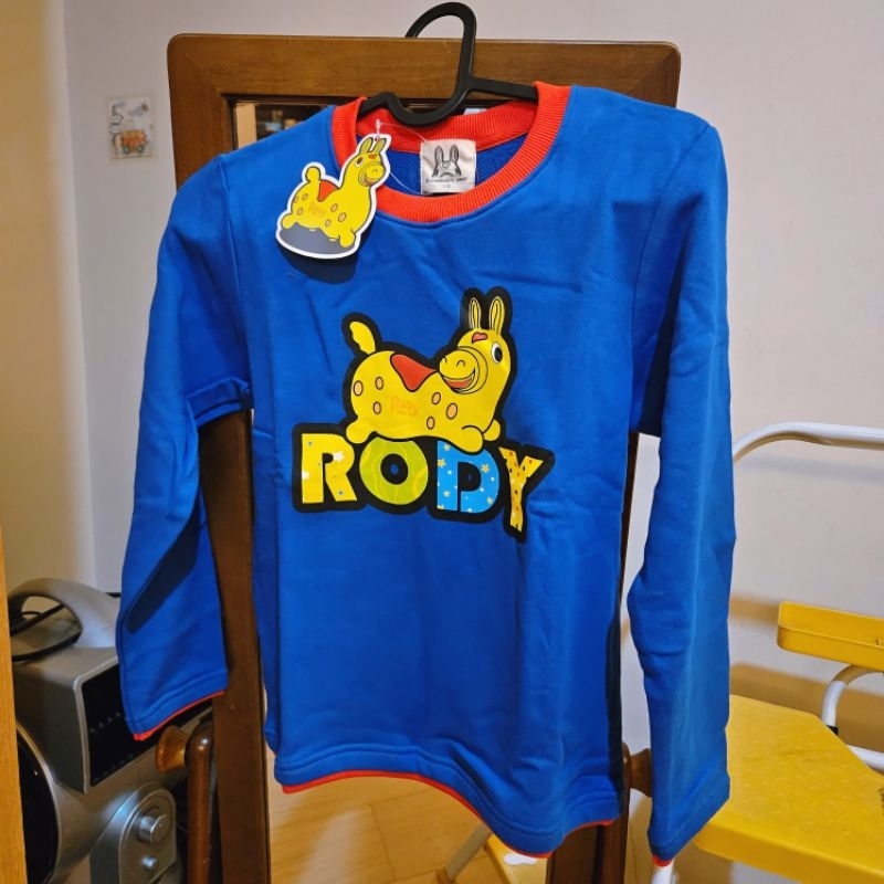 全新 台灣製 RODY 黃色跳跳馬 長袖上衣 130cm