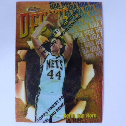 ~Keith Van Horn/基思·范洪/白人球星~1997年FINEST RC.NBA金屬新人卡