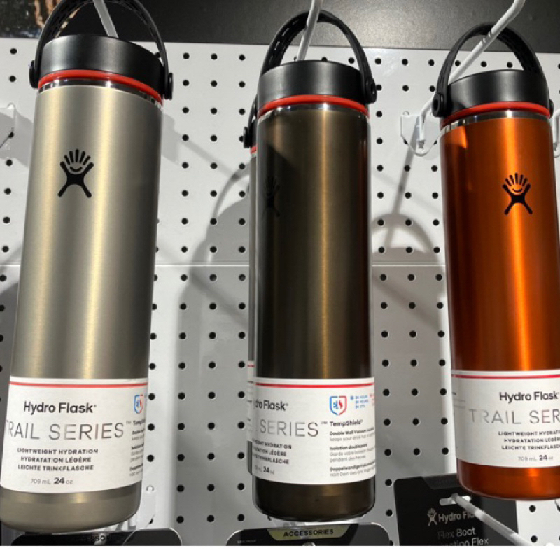 Hydro Flask 寬口霧面 24oz/710ml 不鏽鋼保冷 保溫瓶(曜石黑)