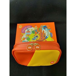 全新 小米 3C 橘色 收納包 USB Collection Bag