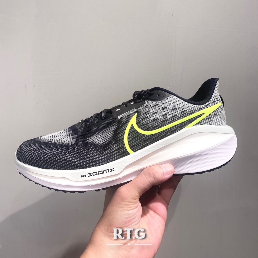 【RTG】NIKE VOMERO 17 黑灰綠 慢跑鞋 編織 無車縫 緩震 透氣 舒適 男鞋 FB1309-001