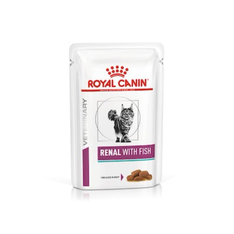 ［法國皇家Royal Canin］12包一盒 RF23FW 貓 腎臟病配方濕糧 - 魚