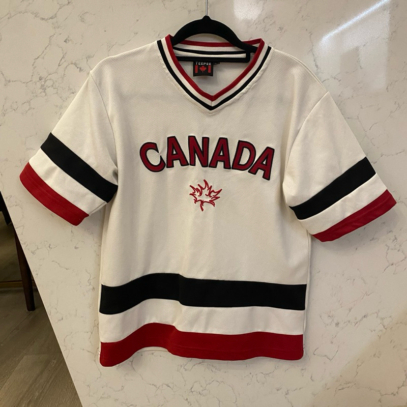 二手_Canada加拿大隊短袖曲棍球衣 美式足球衣 橄欖球衣