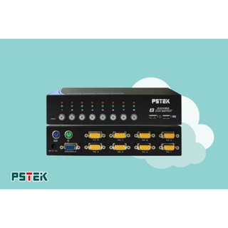CD-108C 8埠VGA KVM 電腦切換器/一組螢幕,鍵盤,滑鼠控制8臺電腦主機