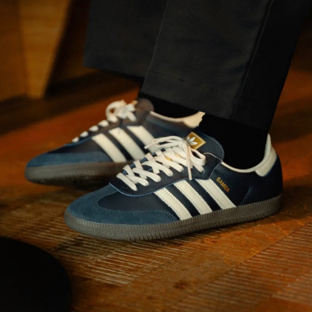 【R-MAN】Adidas Originals Samba OG Navy 森巴 桑巴 海軍藍 ID2056 台灣公司貨