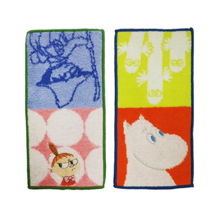 ［Moomin］現貨✨嚕嚕米 小不點 兩入 小毛巾 日本 正版 口袋方巾 擦手巾
