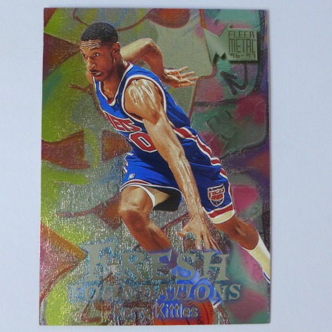 ~Kerry Kittles/基特爾斯~NBA球星.1997年METAL RC.NBA籃球金屬新人卡