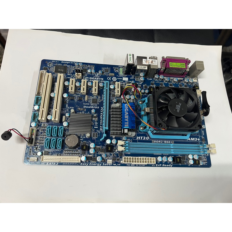 電腦雜貨店～技嘉GA-770T-D3L REV:3.1 主機板 （AM3+ DDR3) 二手良品 $500