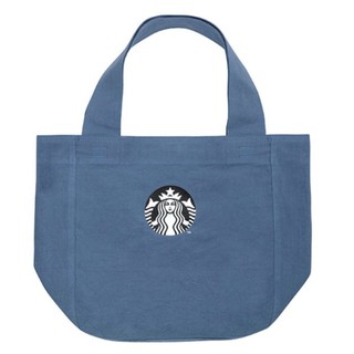 [全新] Starbucks星巴克 藍色女神棉麻提袋(軟材質)