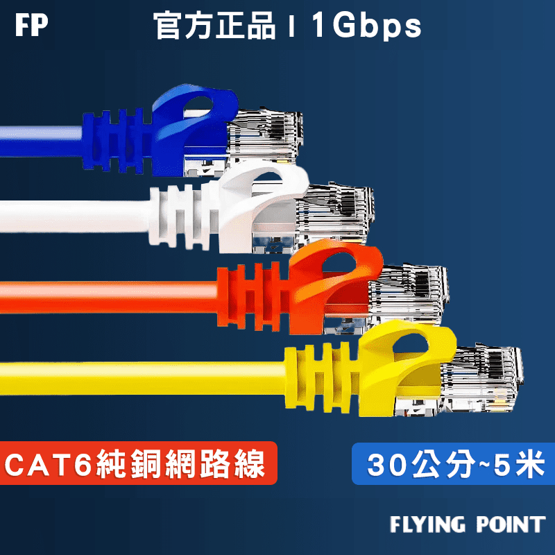 【POLYWELL】CAT6網路線 CAT6 高速網路線 30公分~5米 RJ45 福祿克認證 【C1-00427】