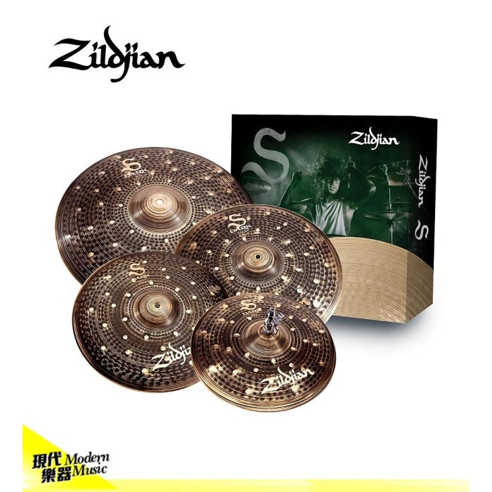 【現代樂器】六期零利率免運！Zildjian S DARK 套鈸 爵士鼓銅鈸 SD4680