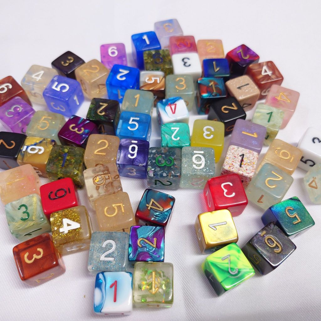 [JOOL桌遊] 14mm 骰子 散骰 數字六面骰 六面骰 D6 【特殊色】 ✅滿百出貨