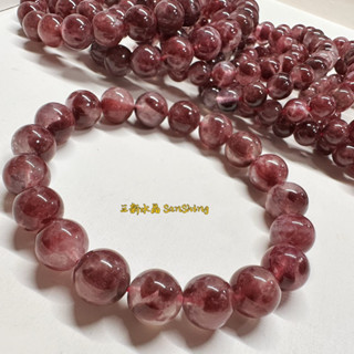 碧璽手珠 櫻花碧璽 梅花碧璽🌠三新水晶🌠梅花 碧璽手珠 透體櫻花碧璽