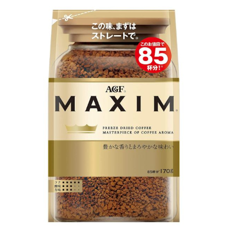 微風小鋪~AGF 170g Maxim 箴言金咖啡 (效期2025) 補充包