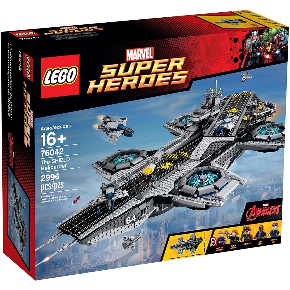 【Lego777】絕版 全新 現貨LEGO 76042 神盾局航空母艦 漫威 復仇者聯盟 樂高 神盾航母