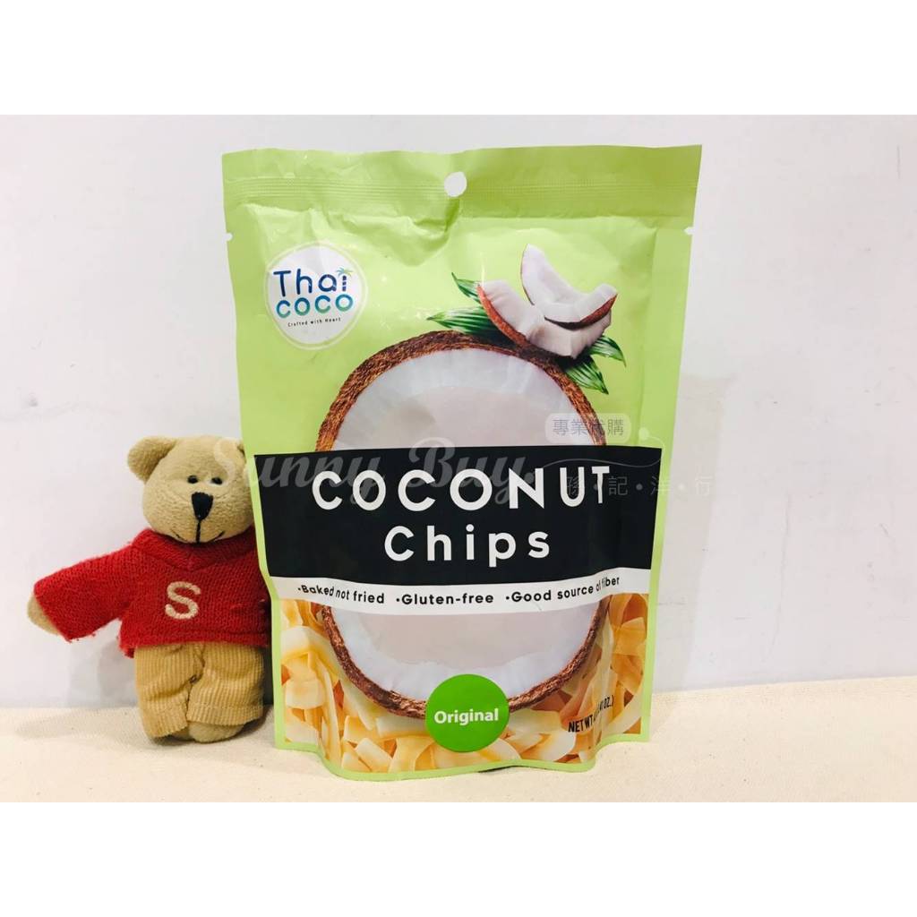 【Sunny Buy】◎現貨◎ Thai coco 原味 椰肉脆片 40g COCONUT CHIPS