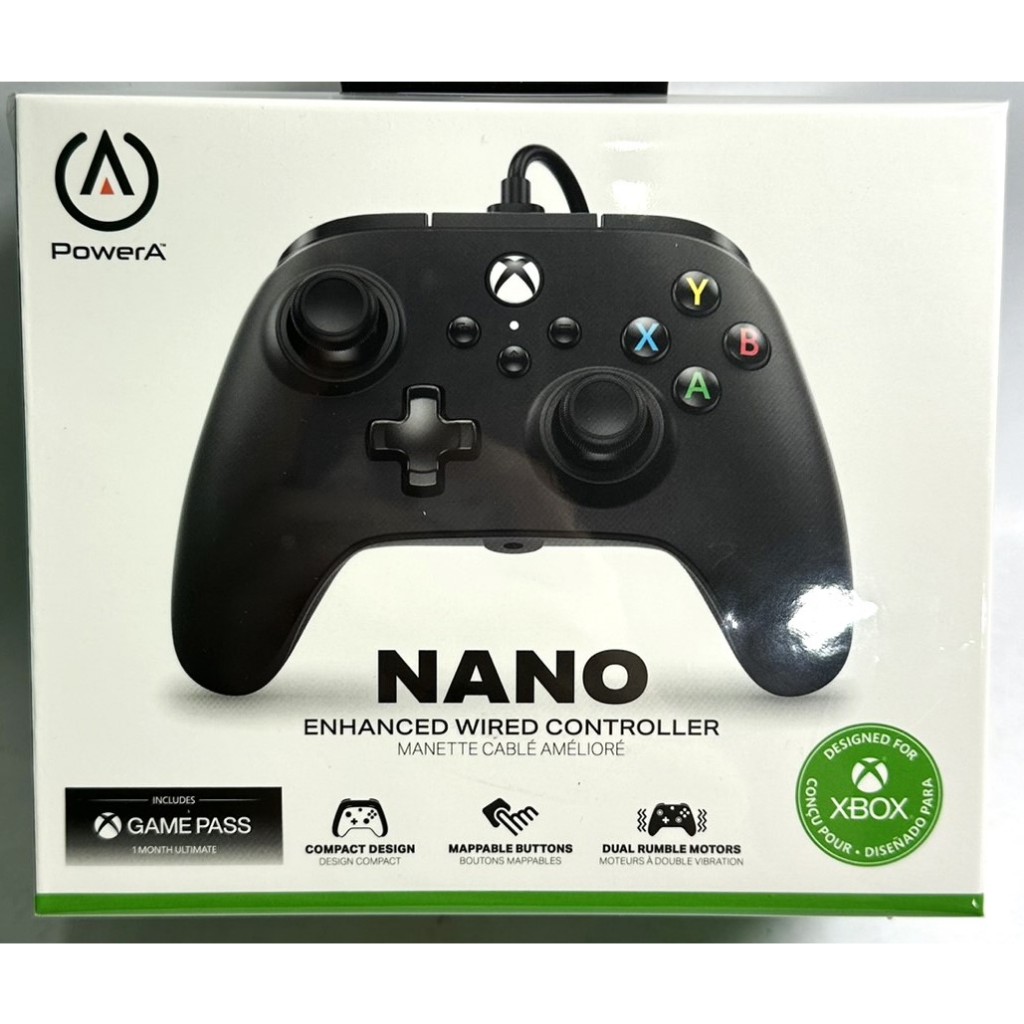&lt;譜蕾兒電玩&gt;(全新) XBOX Series S|X 原廠授權 PowerA Nano 增強款有線遊戲手把 控制器