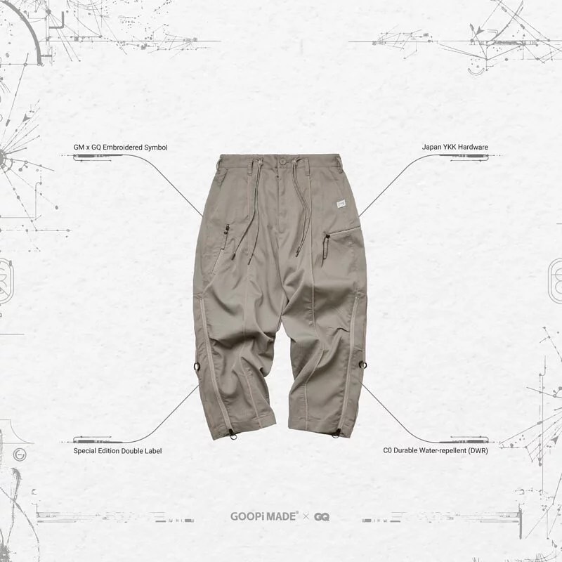goopi “ZR-M04” Multi-type Suit Trousers - L-Gray一號
