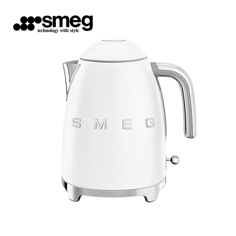 【SMEG】義大利大容量1.7L電熱水壺-消光白_KLF03WHMUS