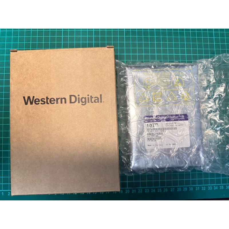剩一個 完整盒裝 WD【紫標】10TB 3.5吋監控硬碟(WD101PURP)