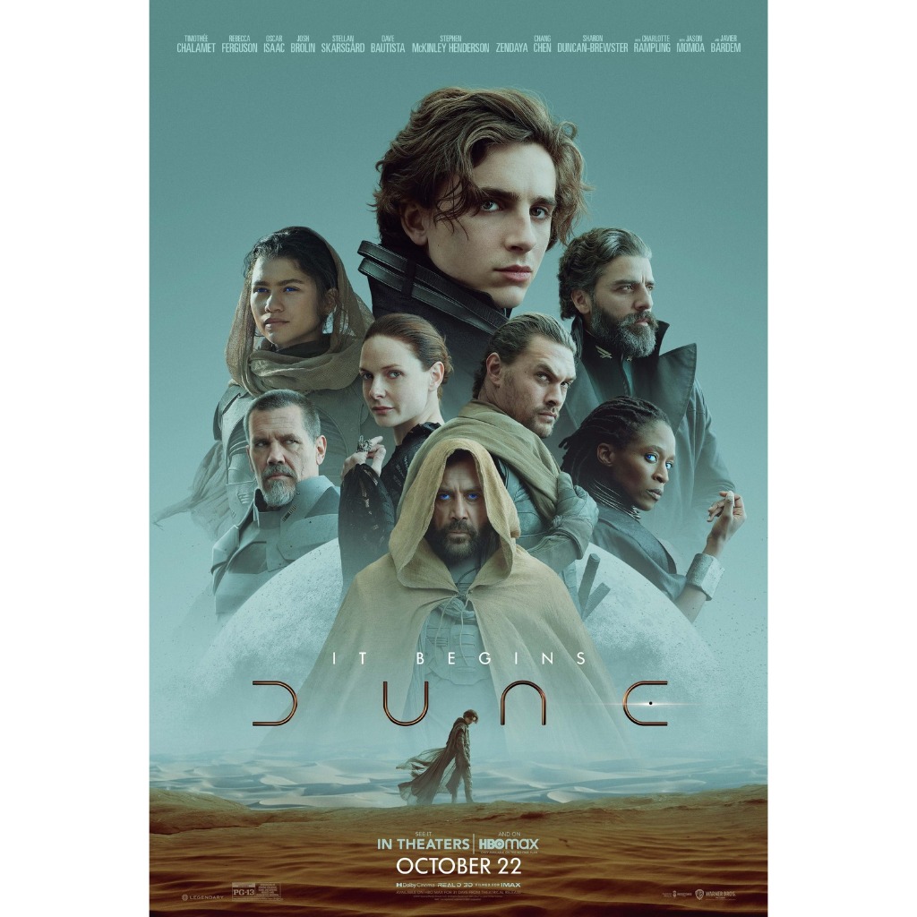 【原版海報】沙丘 Dune (2021) 美國版雙面 27x40吋 電影海報收藏
