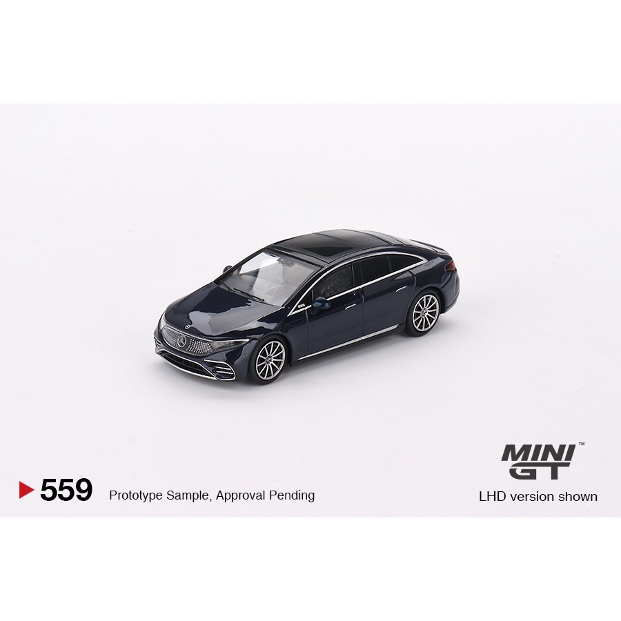 【模例】Mini GT 1/64 Mercedes-Benz EQS 580 4MATIC 金屬藍 (MGT00559)