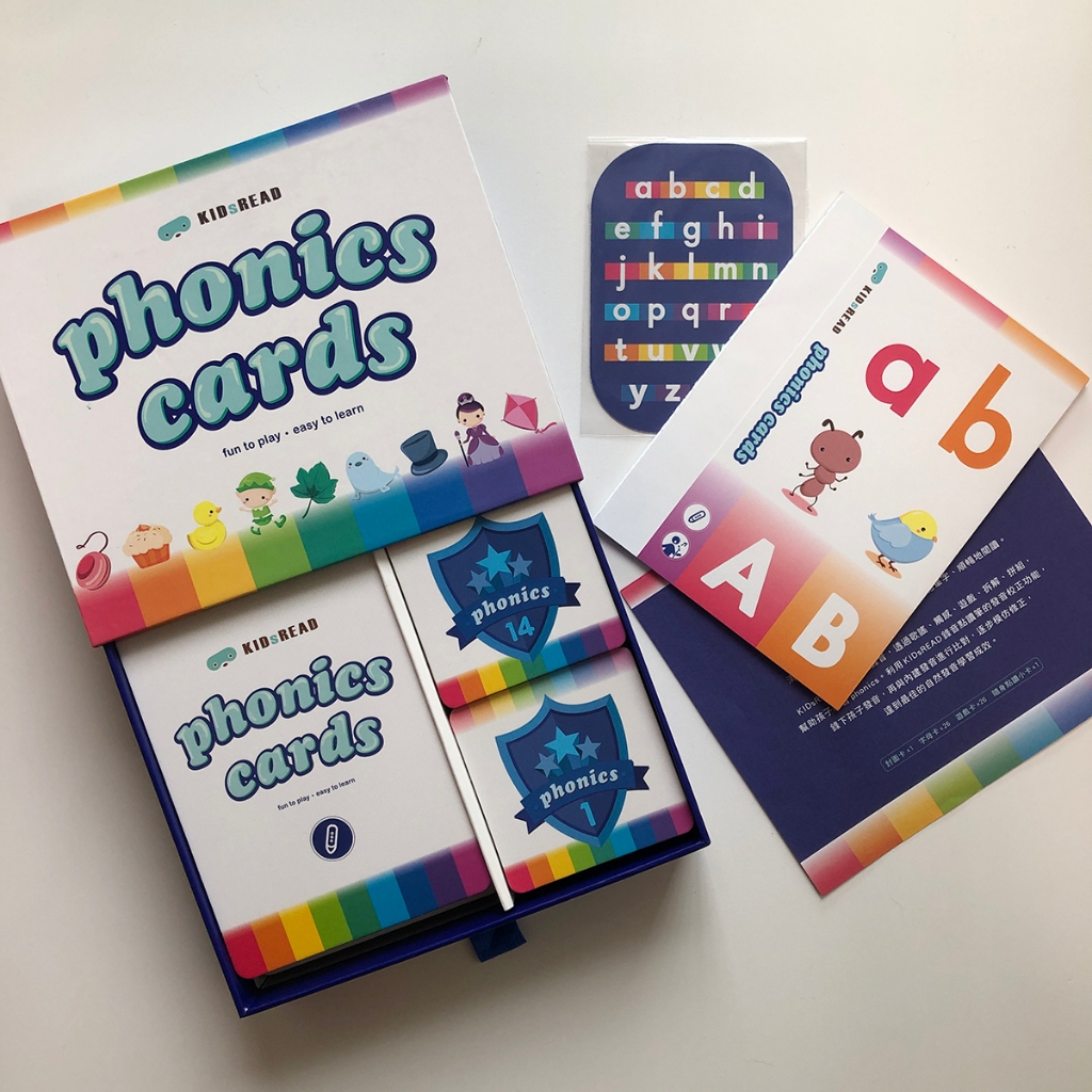 【9成新】KIDsREAD 自然發音遊戲字卡 Phonics Cards