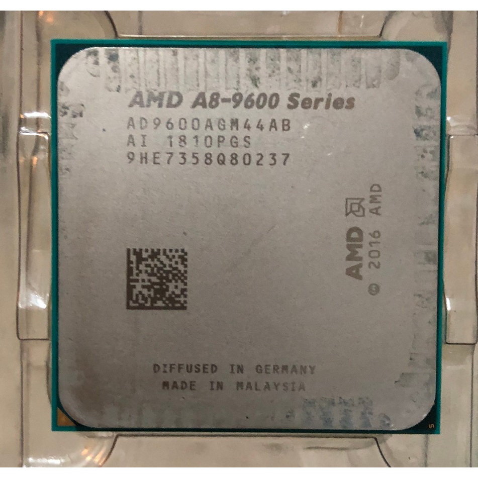 AMD A8-9600 四核心 AM4腳位 附原廠風扇