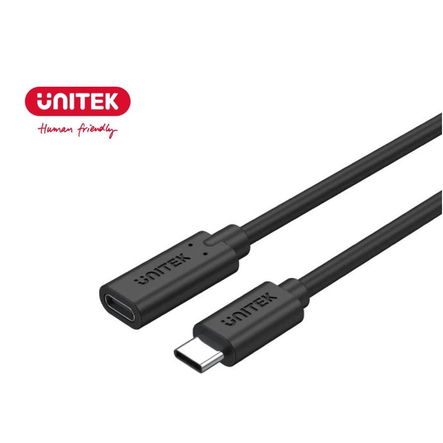 UNITEK  USB-C 4K60Hz / PD 100W 快充延長線(0.5M) (Y-C14086BK)