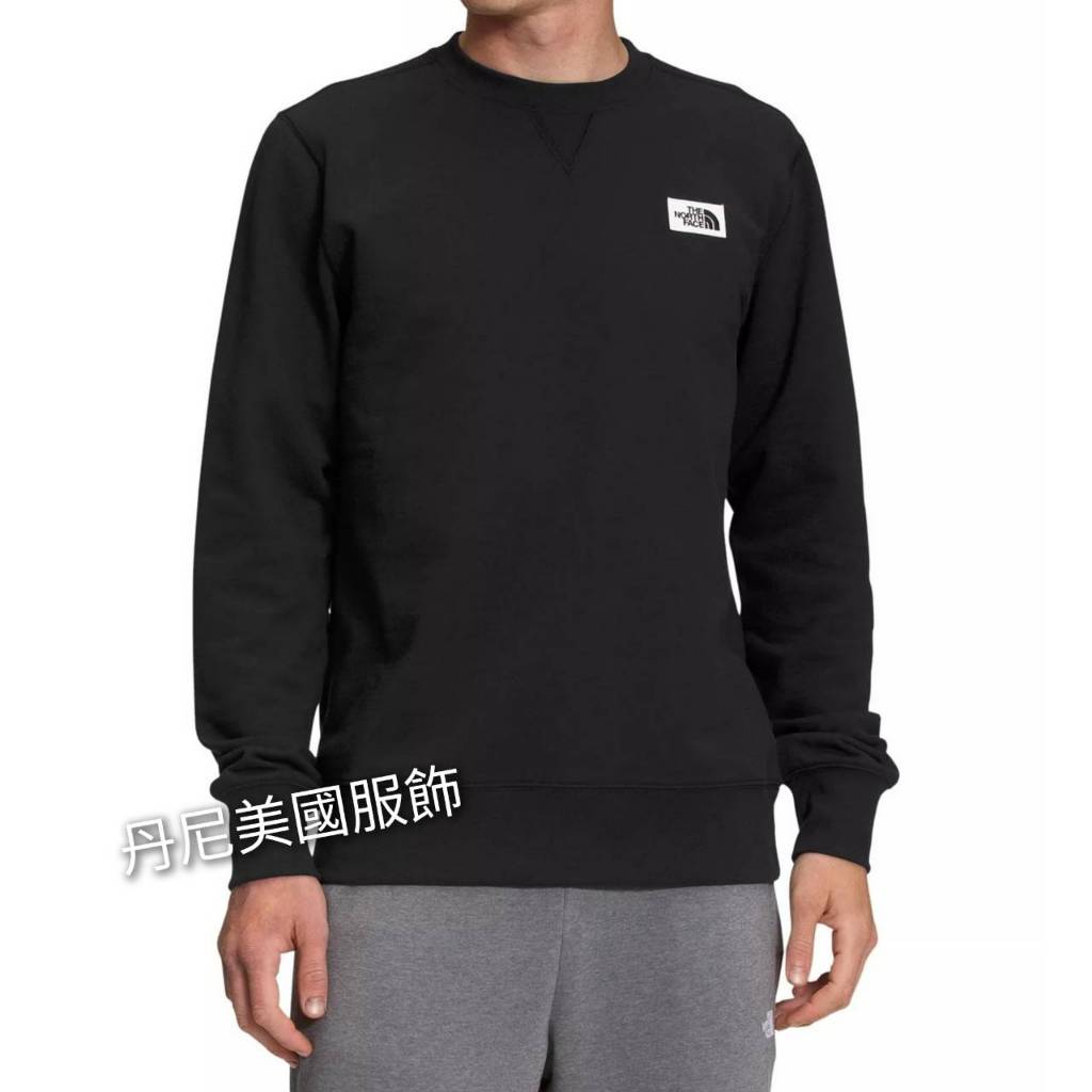 THE NORTH FACE TNF 北臉 北面 黑色 刺繡標章 大學T 衛衣 男版 男款 全新正品 現貨秒發