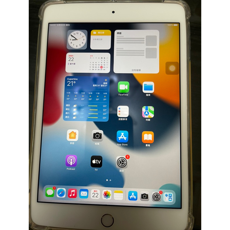 蘋果/Apple iPad Mini4 WIFI版 7.9吋 二手平板電腦（不留了3000就出）