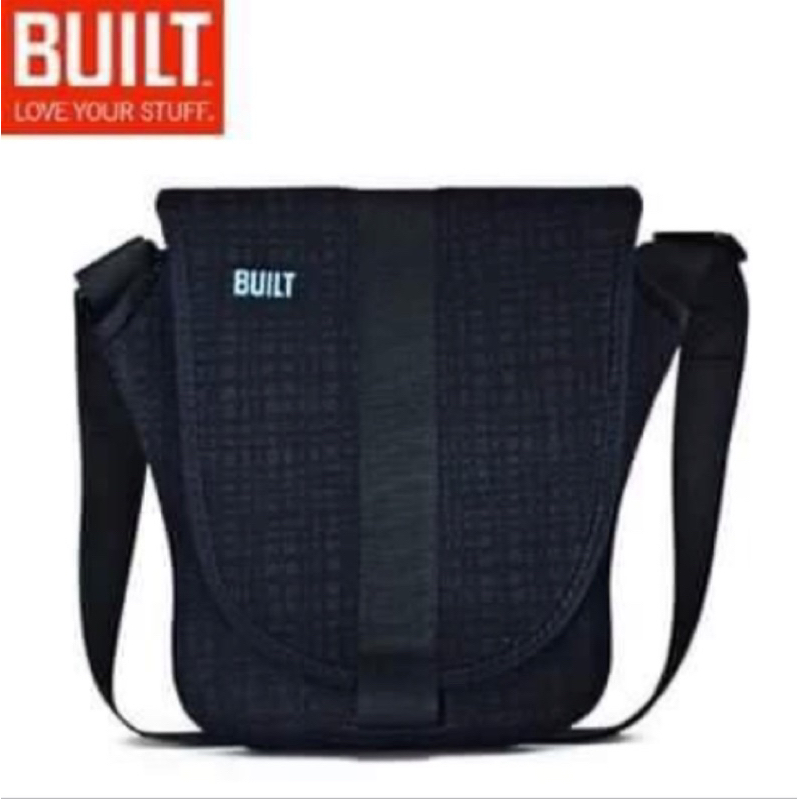 BUILT NY New Air 11吋 Messenger Bag 郵差包 側背包-格紋