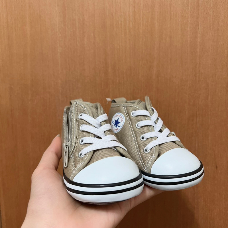 （全新）CONVERSE BABY ALL STAR寶寶鞋 奶茶色12.5