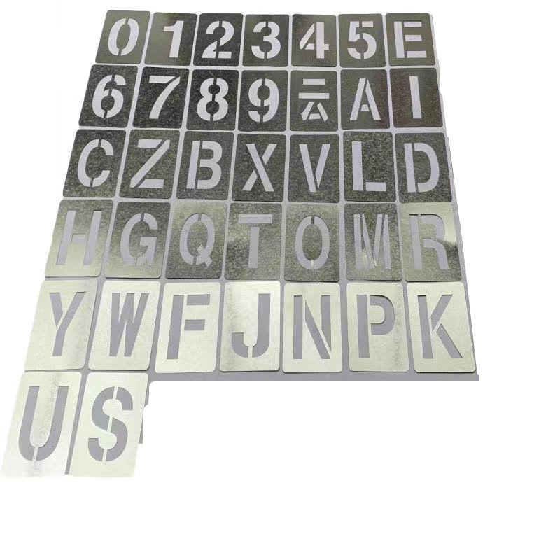 雷射招牌噴漆板 適用於模型噴漆 免費排版噴漆字模板空心字 噴漆板製作PVC新款