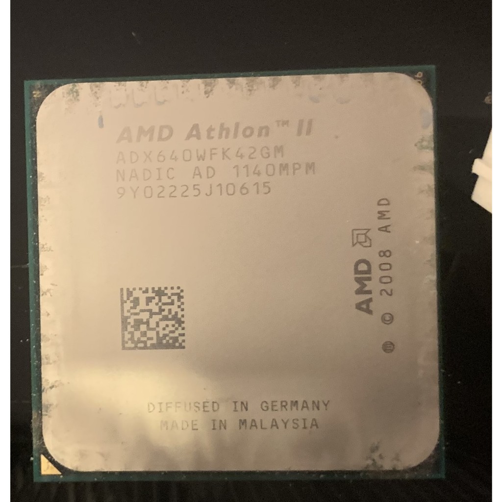 AMD Athlon II X4 640  AM3 腳位 四核心 CPU   64位元 附散熱風扇