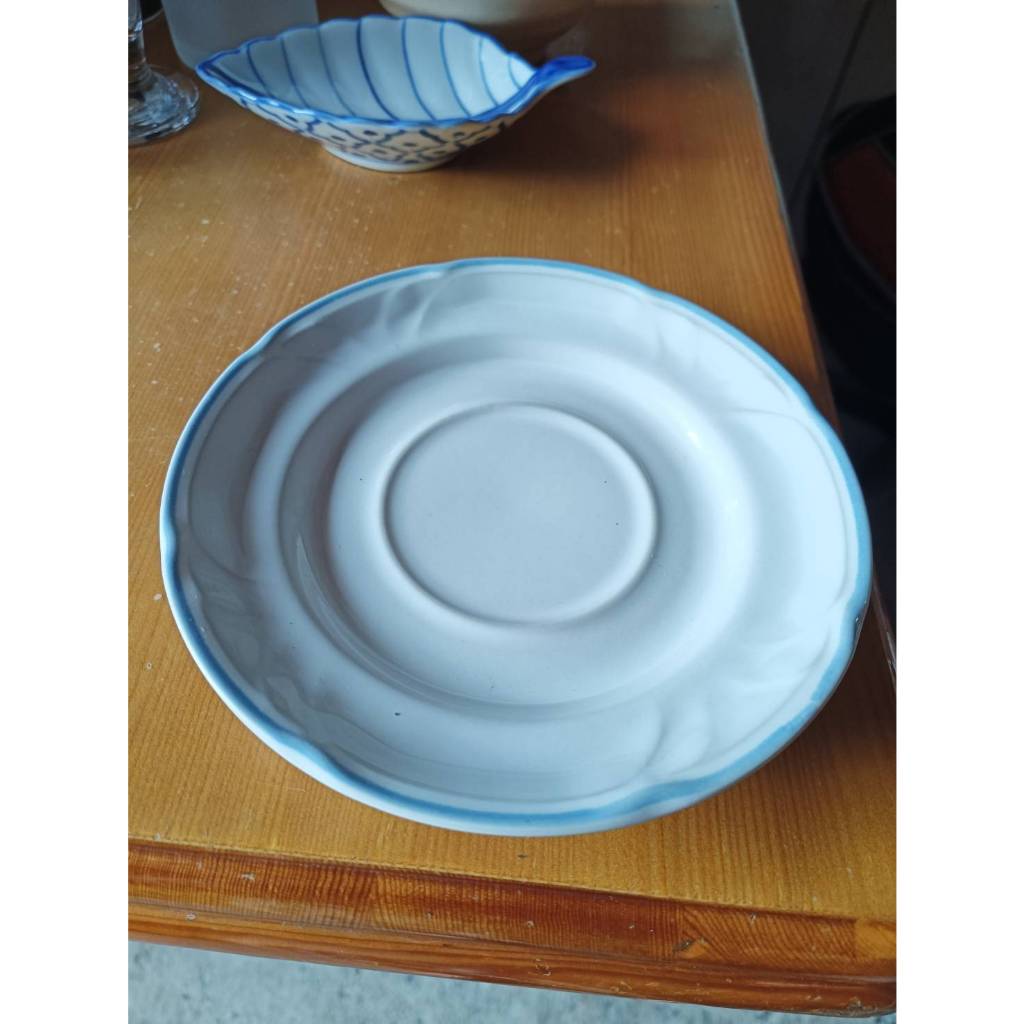 【銓芳家具】早期日本 瓷盤 湯盤 陶瓷盤 直徑15cm 餐盤 碗盤 古董收藏 淺盤 蛋糕盤 點心盤 1121025