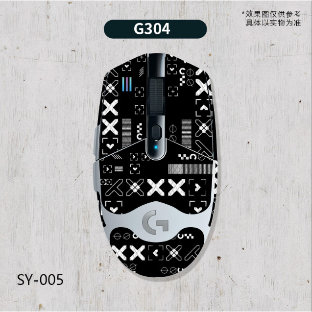 [台中現貨]羅技 滑鼠 G304 G102 通用 防滑貼 防汗貼 蜥蜴皮材質 全包含掌心貼手感佳 美觀耐用SY-005