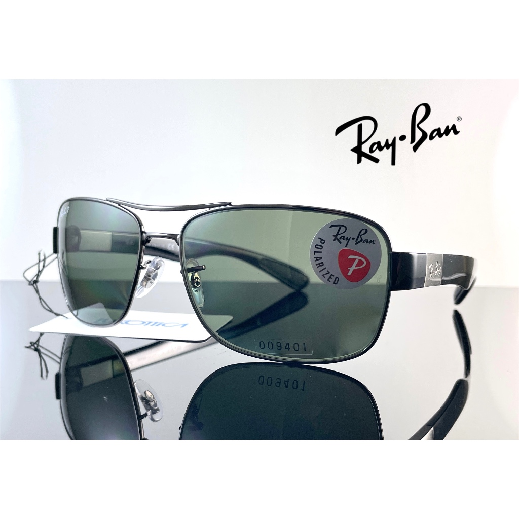 ☆高雄眼鏡站☆全新正品  Ray Ban  RB3522 004/9A64 一副偏光鏡片 (LUXOTTICA 原廠貨)