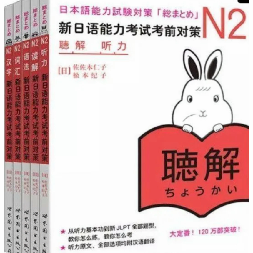 日語學習-新日語能力考試考前對策，N1N2N3詞彙+解讀+漢字+聽力插畫無紙化電子版素材