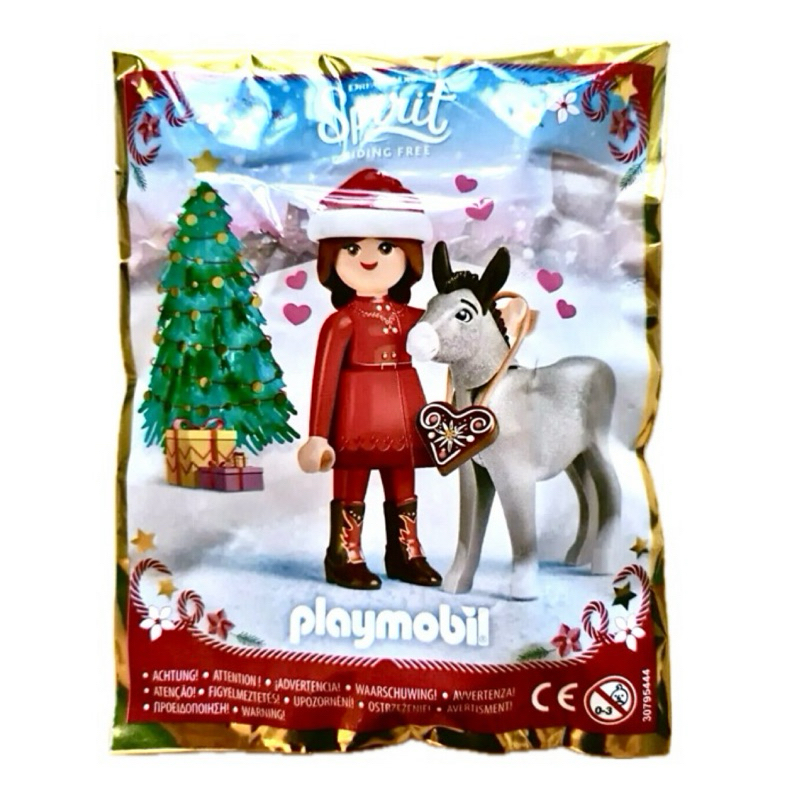 全新袋裝現貨 Playmobil 聖誕女孩與小驢子 小馬王 餅乾 耶誕節 雜誌 降臨曆 倒數計時曆 電影動畫聯名 聖誕節